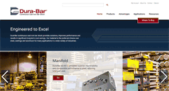 Desktop Screenshot of dura-bar.com