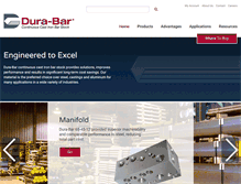 Tablet Screenshot of dura-bar.com